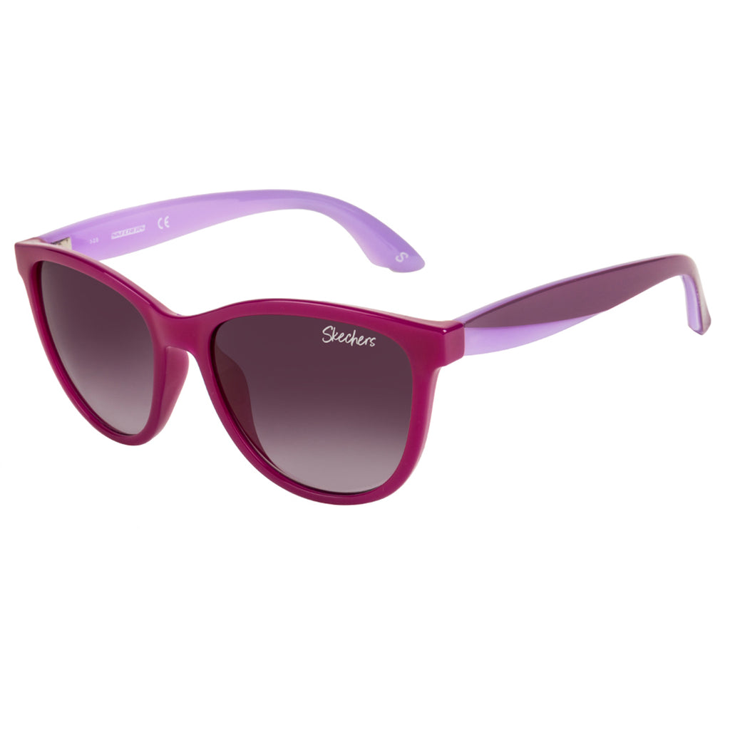 Skechers Irregular Sunglass with Grey Lens for Women