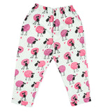 CASA DE NEENEE Sheep Pink Cotton Peter Pan A-line Pyjama Set, 2-3 Yrs
