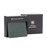 SWISS MILITARY Lotto Bi-Fold Coin Wallet - Petrol Green