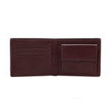 SWISS MILITARY Lotto Bi-Fold Coin Wallet - Brandy