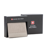 SWISS MILITARY Lotto Bi-Fold Coin Wallet - Grey Morn