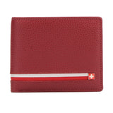 SWISS MILITARY Belfort Bi-Fold Coin Wallet - Cherry