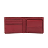 SWISS MILITARY Belfort Bi-Fold Coin Wallet - Cherry