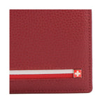 SWISS MILITARY Belfort Bi-Fold Coin Wallet - Cherry