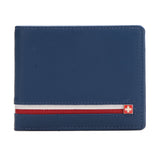 SWISS MILITARY Belfort Bi-Fold Coin Wallet - Elite Blue