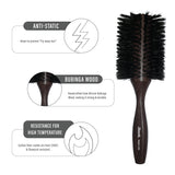 Janeke Professional Wooden Hair Brush (Pack of 4)