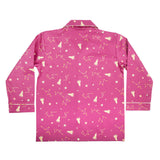 CASA DE NEENEE Space Cotton Notched Pyjama Set, 3-4 Yrs