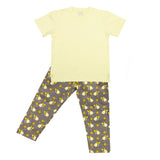 CASA DE NEENEE Starfish Round Neck Half Sleeves Pyjama Set, 1-2 Yrs
