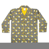 CASA DE NEENEE Starfish Cotton Notched  Pyjama Set, 8-10 Yrs