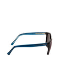 INVU Retro Square Sunglass with Blue  lens for Men & Women