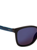 INVU Retro Square Sunglass with Blue  lens for Men & Women