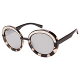 INVU Round Sunglass with Silver  lens for Women