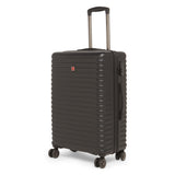 SWISSBRAND Dublin Hard Body Medium Black Luggage Trolley