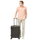 SWISSBRAND Dublin Hard Body Medium Black Luggage Trolley