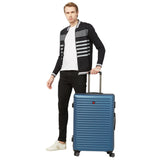 SWISSBRAND Dublin Hard Body Large Navy Luggage Trolley