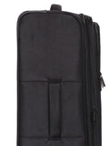 SWISSBRAND Barcelona Soft Large Black Luggage Trolley