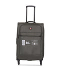 SWISSBRAND BARCELONA Range Olive Color Soft Cabin Luggage