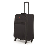 SWISSBRAND Hamilton Soft Body Medium Black Luggage Trolley