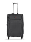 SWISSBRAND Hamilton Soft Large Dark Grey Luggage Trolley