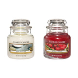Yankee Candle Classic Jar Scented Candles - Pack of 2 - Baby Powder and Black Cherry